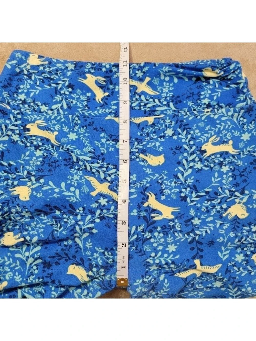 LuLaRoe☆ Blue Birds and Bunnies Leggings Size OS